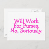 何の目的もなく働く ポストカード (正面/裏面)