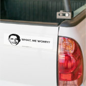 何の私心配か。-バンパーステッカー バンパーステッカー (トラック上)