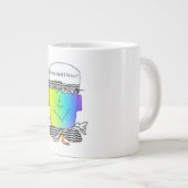 何の衣服だ？漫画おもしろい ジャンボコーヒーマグカップ (正面右)