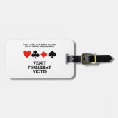何の複製ブリッジVenit Psallebat Victisする ラゲッジタグ (正面横)
