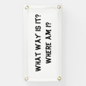 何の道だ今どこだ 横断幕 (縦)