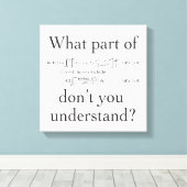 何の… キャンバスプリント (インサイチュ (ウッドフロア))