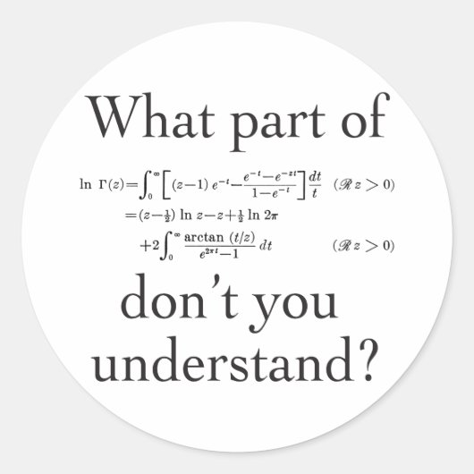 何の… ラウンドシール (正面)