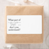 何の… ラベル (インサイチュ)