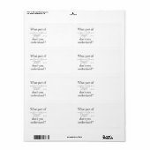 何の… ラベル (フルシート)