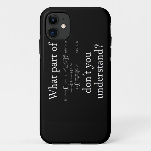 何の…暗い部分が白 Case-Mate iPhoneケース (裏面)