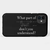 何の…暗い部分が白 Case-Mate iPhoneケース (裏面(横))