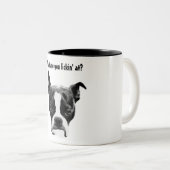 何のlickinか。 ツートーンマグカップ (正面右)