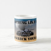 何もあなたの日を破壊するのを1つが好みません コーヒーマグカップ (中央)