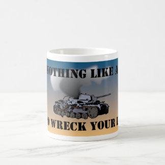 何もあなたの日を破壊するのを1つが好みません コーヒーマグカップ
