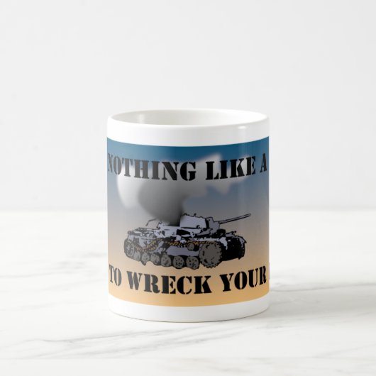 何もあなたの日を破壊するのを12が好みません コーヒーマグカップ (中央)