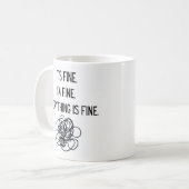 何もかもマグ素晴らしだ コーヒーマグカップ (正面左)