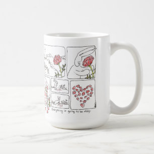 「何もかも大丈夫だ」マグ コーヒーマグカップ