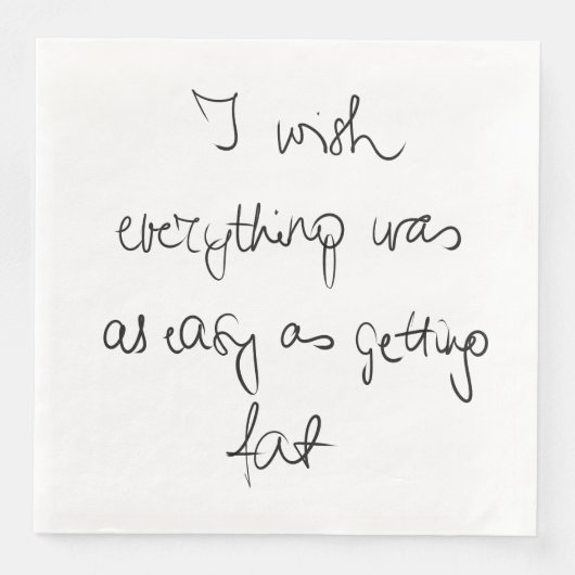 何もかも太るくらい簡単だったらいいのにおもしろい (正面)