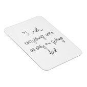 何もかも太るくらい簡単だったらいいのにおもしろい マグネット (右側)