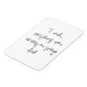 何もかも太るくらい簡単だったらいいのにおもしろい マグネット (左側)