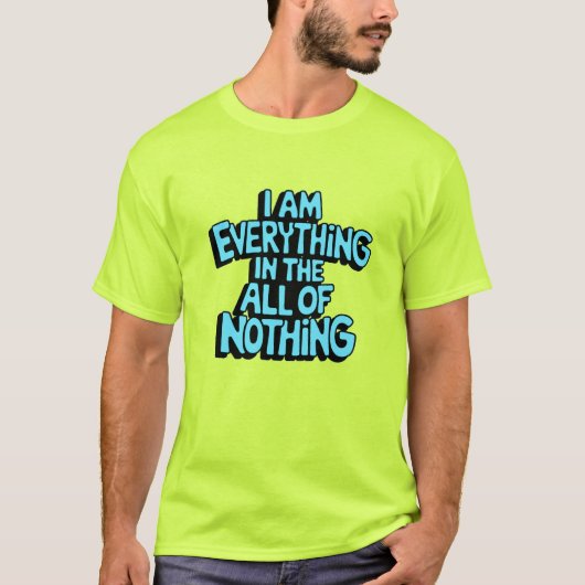 何もかも無い Tシャツ (正面)