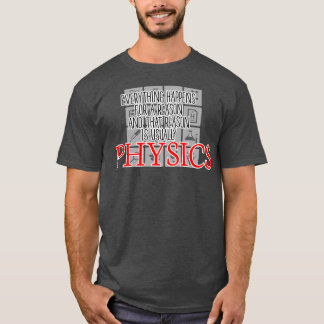 何もかも物理科学の目的で起こる Tシャツ