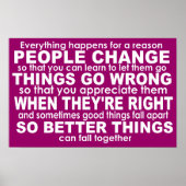 何もかも理由があって起感動的こる ポスター (正面)