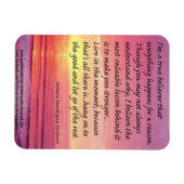 何もかも理由引用文磁石。 マグネット (横)