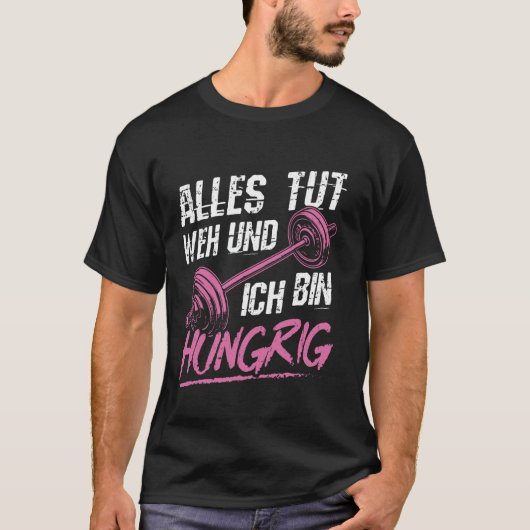 何もかも痛いし腹減った Tシャツ (正面)