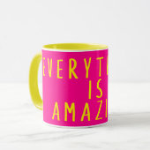 何もかも素晴らしいマグカップだ マグカップ (正面左)