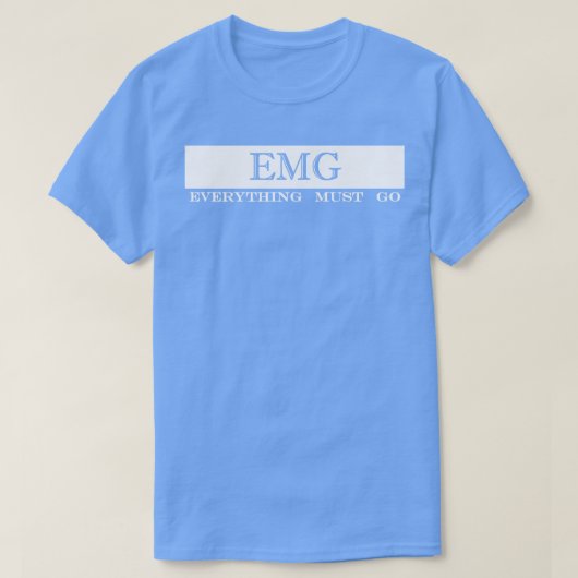 何もかも行かねばならない Tシャツ (デザイン正面)