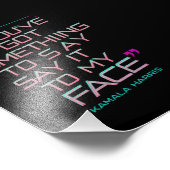 何もしか私の得顔に言いたいことがある フォトプリント            (角)