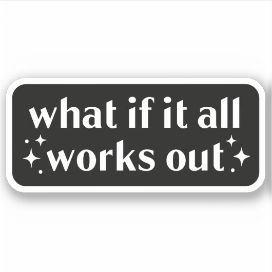 何もしが起こるか シール (正面)