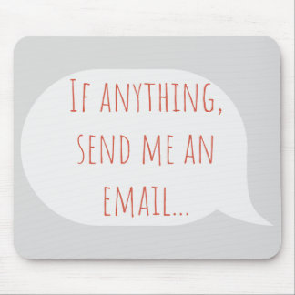 何もしでも、メールを送クールる マウスパッド