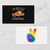 何もしないレッドパンダかわいいペット動物パンダ愛好家 エンクロージャーカード (正面/裏面)