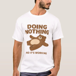 何もしない Tシャツ