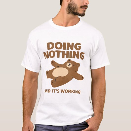 何もしない Tシャツ (正面)