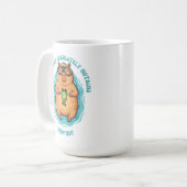 何もしないCEOカピバラカスタム コーヒーマグカップ (正面左)