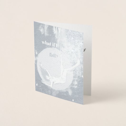 「何もしの秋?」 オリジナルファインアート 箔カード (正面)