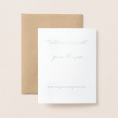 「何もしの秋?」 オリジナルファインアート 箔カード (裏面封筒付き)