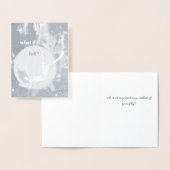 「何もしの秋?」 オリジナルファインアート 箔カード (ディスプレー)