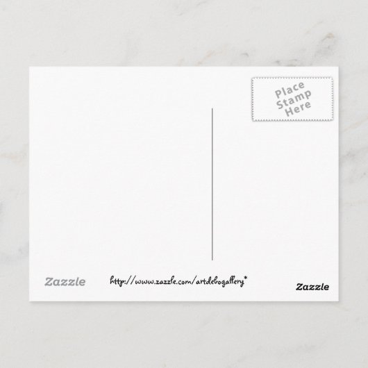 何もし信じかハガキだ ポストカード (裏面)