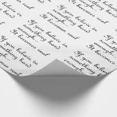 何もし信じか包む紙 ラッピングペーパー (角)