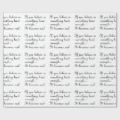 何もし信じか包む紙 ラッピングペーパー (フラット)