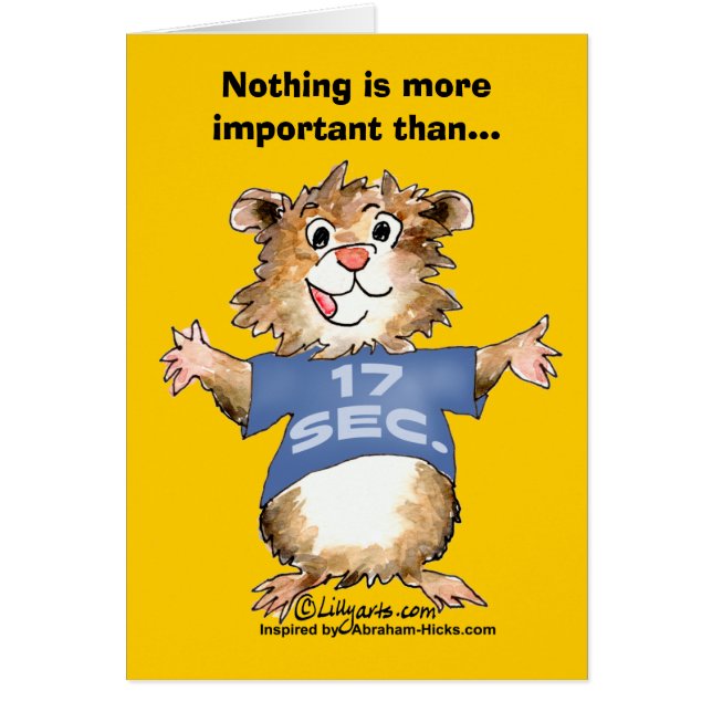 何もでなくよいカードを感じますより重要 (正面)