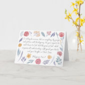 何もで心配する聖なる書物、経典があって下さい カード (黄色い花)