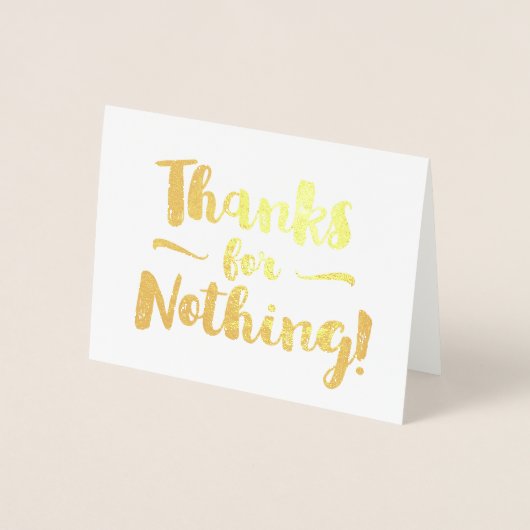 何もをありがとう空想 箔カード (正面)