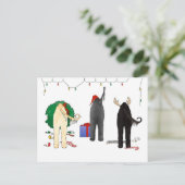 何もアフガニスタンのクリスマスを接合しません シーズンポストカード (スタンド正面)