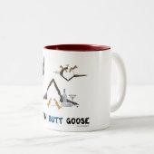 何もガチョウを接合しません ツートーンマグカップ (正面右)