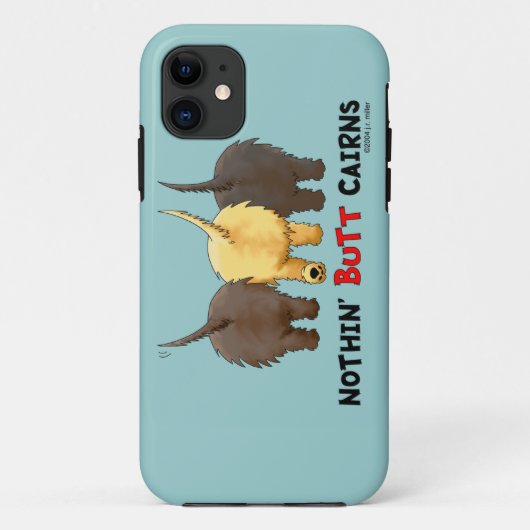 何もケアーン・テリアを接合しません Case-Mate iPhoneケース (裏面)