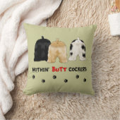 何もコッカーを接合しません クッション (ブランケット)