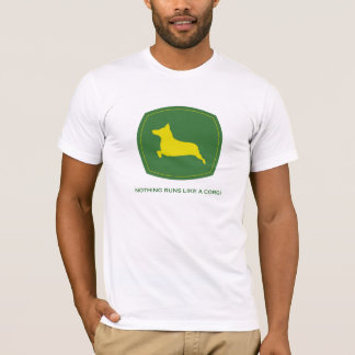 何もコーギーの人のTシャツのように走りません Tシャツ