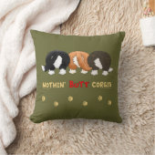 何もコーギーを接合しません クッション (ブランケット)