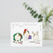 何もジャックのクリスマスを接合しません シーズンポストカード (スタンド正面)